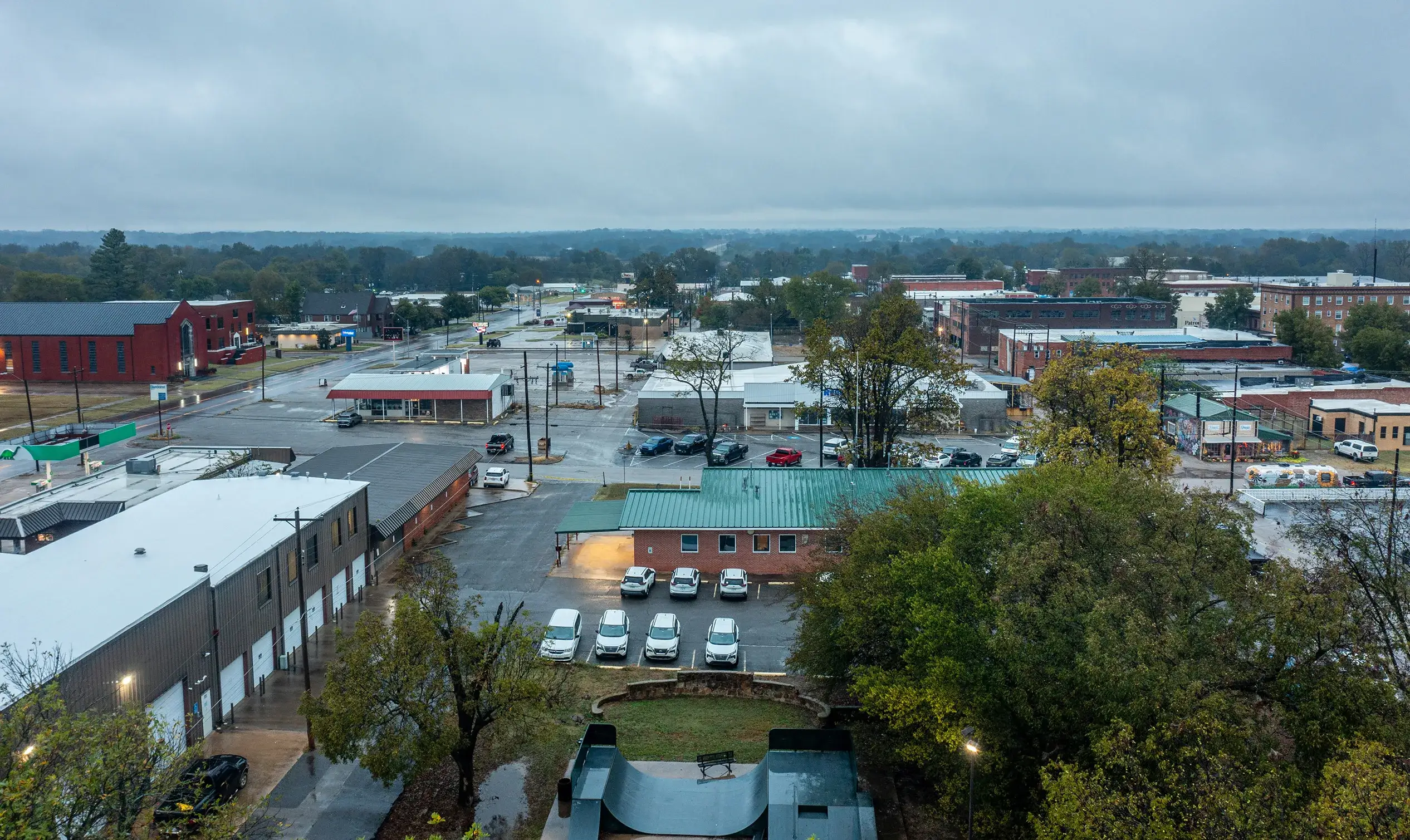 Aerial image of Wewoka