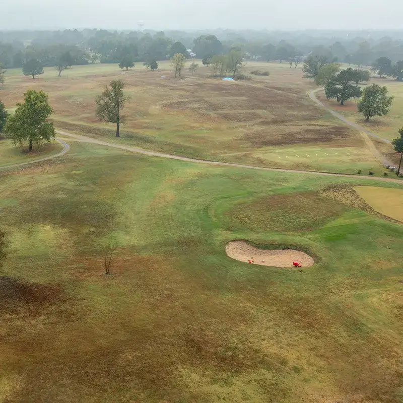 Golf Course From Above