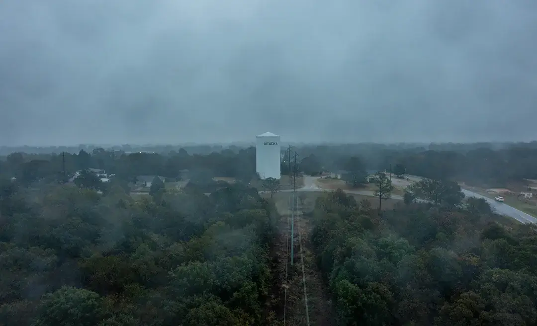 Aerial view of Wewoka