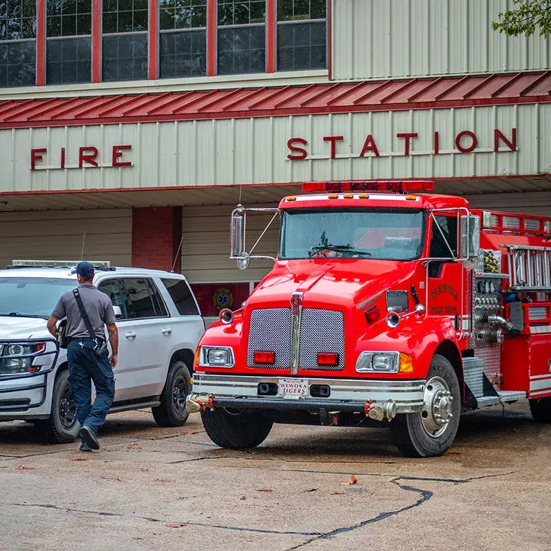 Fire department exterior