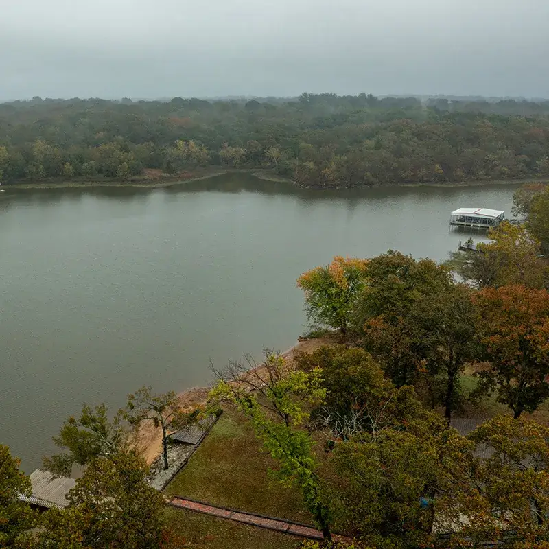 View of Wewoka Lake