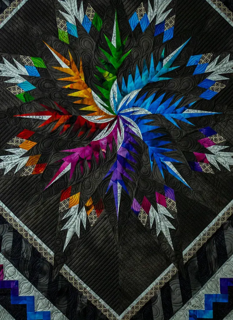 Multi-color quilt
